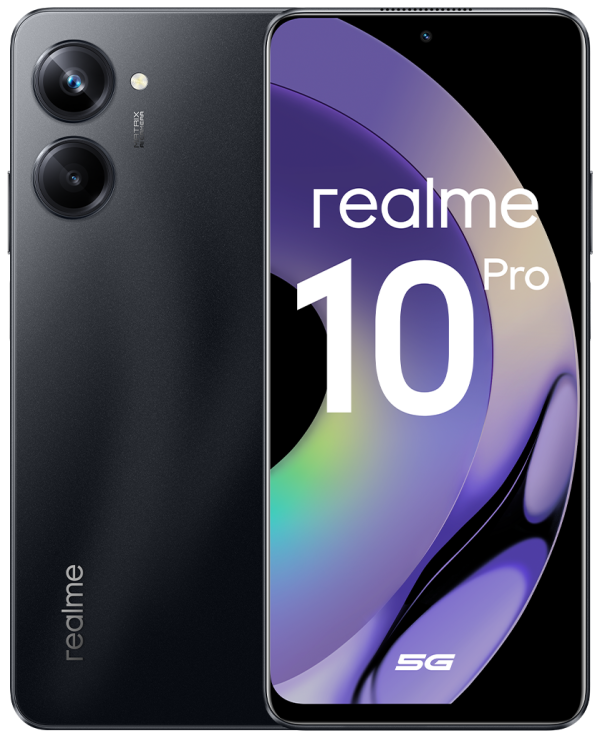 Купить Смартфон realme 10 Pro 5G 8/256 ГБ RU, черный (RMX3661)